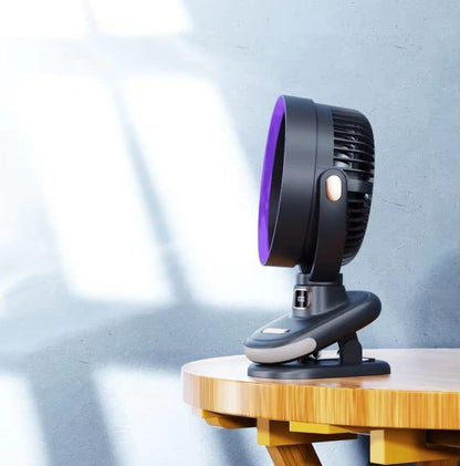 S6 Circulation Fan - 3-in-1 Smart Desktop Fan with Digital Display & 10000mAh Battery