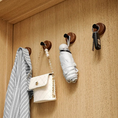 Self-adhesive Wood Hanging Hanger