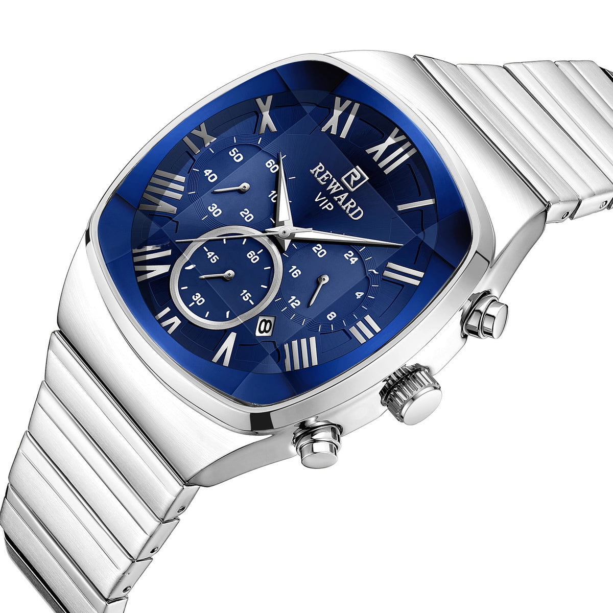 Luxury REWARD Chronograph Diamond Cut Watch For Men