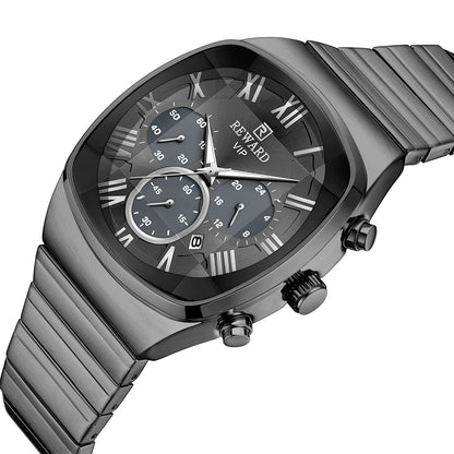 Luxury REWARD Chronograph Diamond Cut Watch For Men