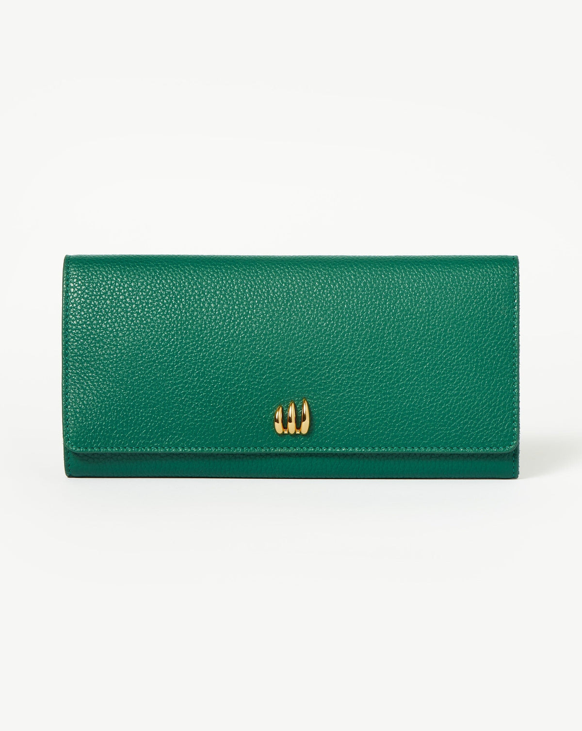 Leather Jewellery Roll | Malachite Green